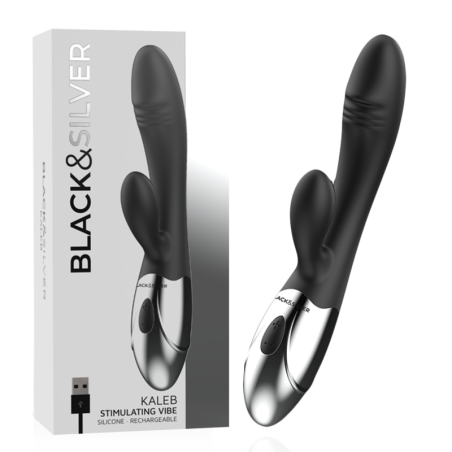 BLACKSILVER KALEB VIBRADOR RABBIT SILICON MILTI FUNCION