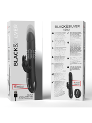 BLACKSILVER KENJI VIBRADOR RABBIT UP DOWN COMPATIBLE CON WATCHME