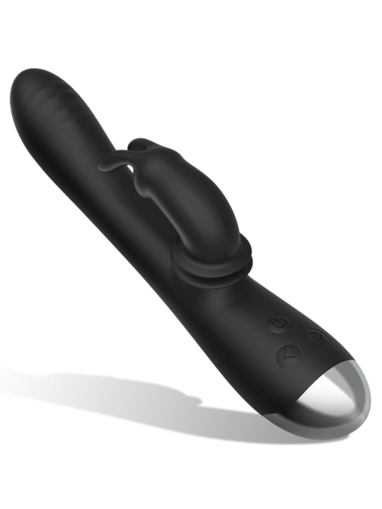 BLACKSILVER DJ ADAM ESTIMULADOR RABBIT SILICONA RECARGABLE NEGRO