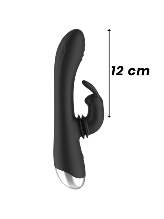 BLACKSILVER DJ ADAM ESTIMULADOR RABBIT SILICONA RECARGABLE NEGRO