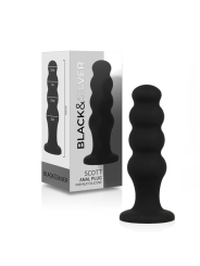BLACKSILVER SCOTT PLUG ANAL SILICONA PREMIUM NEGRO