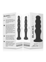 BLACKSILVER SCOTT PLUG ANAL SILICONA PREMIUM NEGRO