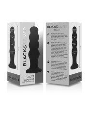 BLACKSILVER SCOTT PLUG ANAL SILICONA PREMIUM NEGRO