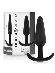 BLACKSILVER HANSEL PLUG ANAL SILICONA CON ASA PEQUENO