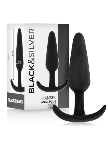 BLACKSILVER HANSEL PLUG ANAL SILICONA CON ASA PEQUENO