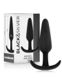 BLACKSILVER HANSEL PLUG ANAL SILICONA CON ASA PEQUENO