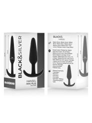 BLACKSILVER HANSEL PLUG ANAL SILICONA CON ASA PEQUENO