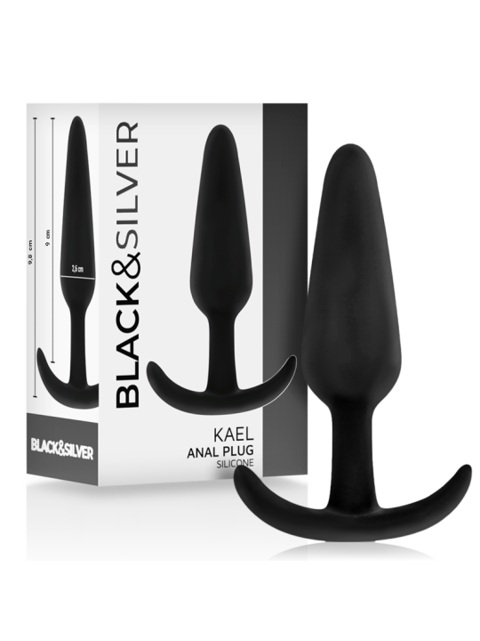 BLACKSILVER KAEL PLUG ANAL SILICONA CON ASA MEDIANO