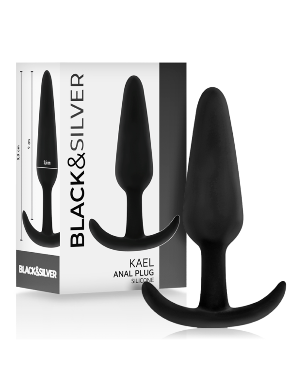 BLACKSILVER KAEL PLUG ANAL SILICONA CON ASA MEDIANO