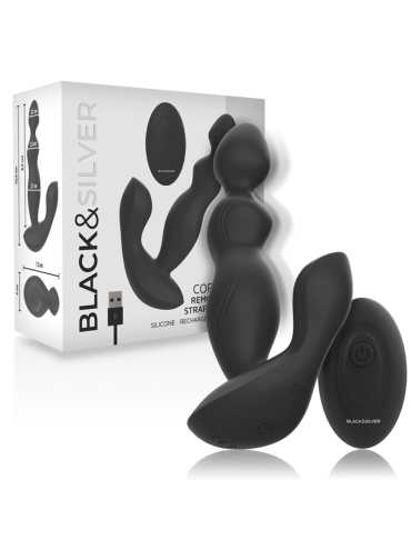 BLACKSILVER CORA PLUG PROSTATICO SILICONA CONTROL REMOTO