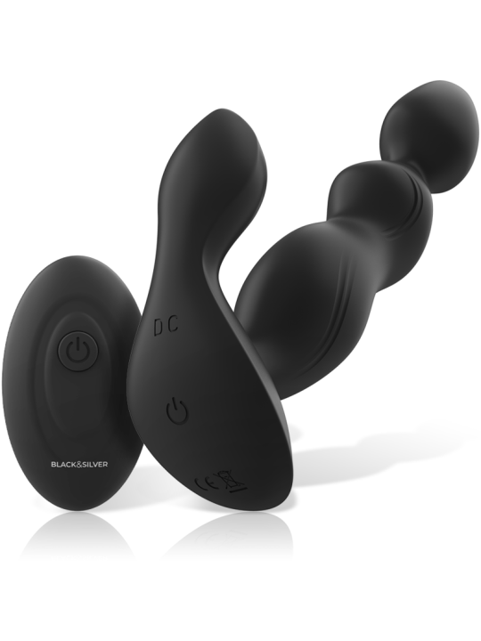 BLACKSILVER CORA PLUG PROSTATICO SILICONA CONTROL REMOTO