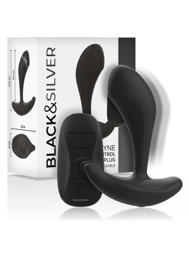 BLACKSILVER DWAYNE PLUG ANAL SILICONA CONTROL REMOTO