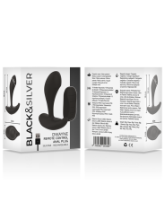 BLACKSILVER DWAYNE PLUG ANAL SILICONA CONTROL REMOTO