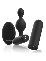 BLACKSILVER TUCKER PEQUENO PLUG ANAL SILICONA CONTROL REMOTO