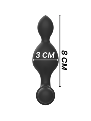 BLACKSILVER TUCKER PEQUENO PLUG ANAL SILICONA CONTROL REMOTO