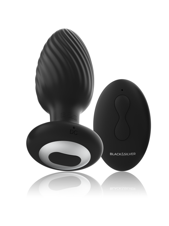 BLACKSILVER WELLS PLUG ROTADOR ANAL SILICONA CONTROL REMOTO