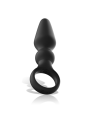 BLACKSILVER OZZY POTENTE VIBRADOR PLUG ANAL SILICONA