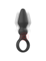 BLACKSILVER OZZY POTENTE VIBRADOR PLUG ANAL SILICONA