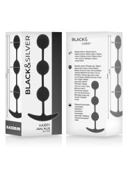 BLACKSILVER HARRY ROSARIO ANAL 3 ESFERAS SILICONA 14 CM