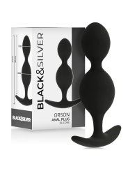 BLACKSILVER ORSON PLUG SILICONA 2 ONDAS ANALES 9 CM