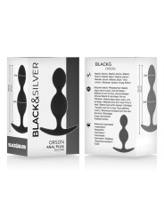 BLACKSILVER ORSON PLUG SILICONA 2 ONDAS ANALES 9 CM