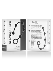 BLACKSILVER KORG ROSARIO ANAL INICIACION SILICONA 21 CM