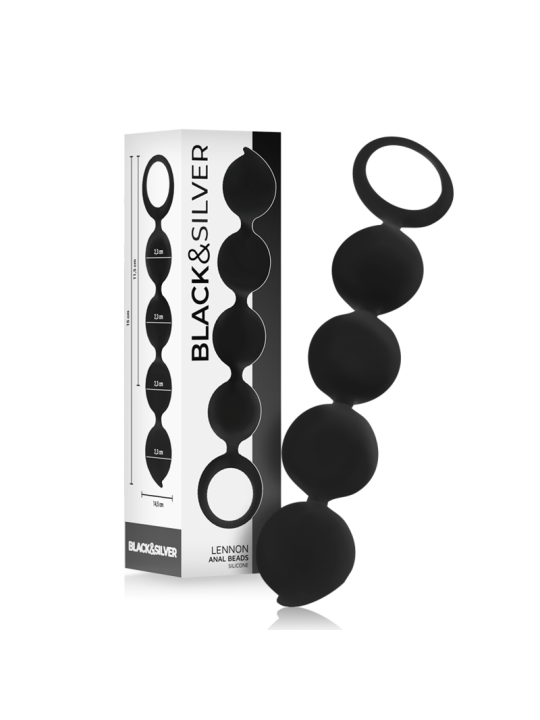 BLACKSILVER LENNON ROSARIO ANAL 4 ESFERAS SILICONA 15 CM