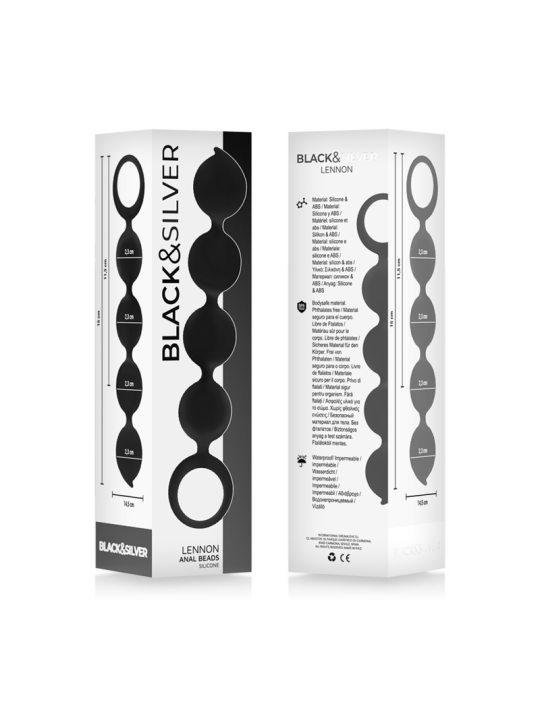 BLACKSILVER LENNON ROSARIO ANAL 4 ESFERAS SILICONA 15 CM
