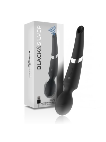 BLACKSILVER BECK WAND Y SUCCIONADOR 2 EN 1 SILICONA