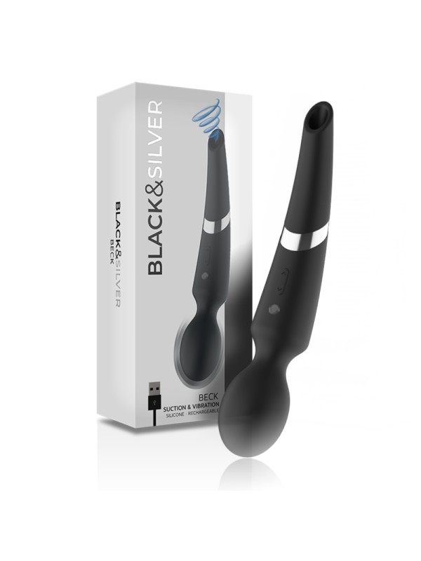 BLACKSILVER BECK WAND Y SUCCIONADOR 2 EN 1 SILICONA