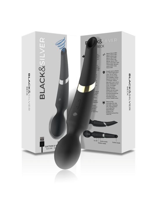 BLACKSILVER BECK WAND Y SUCCIONADOR 2 EN 1 SILICONA