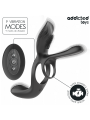 ADDICTED TOYS ANILLO DOBLE PARA EL PENE CON ESTIMULADOR DE CLITORIS
