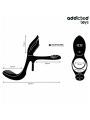ADDICTED TOYS ANILLO DOBLE PARA EL PENE CON ESTIMULADOR DE CLITORIS