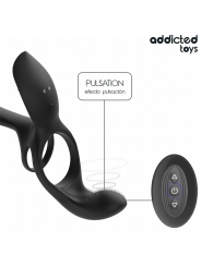 ADDICTED TOYS ANILLO DOBLE PARA EL PENE CON ESTIMULADOR DE CLITORIS