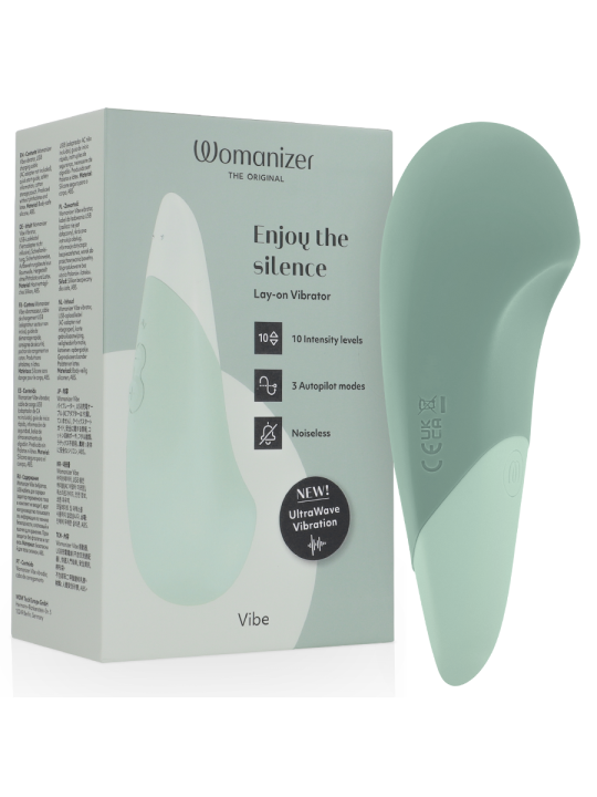 WOMANIZER VIBE VIBRADOR LAY ON SILENCIOSO VERDE CLARO