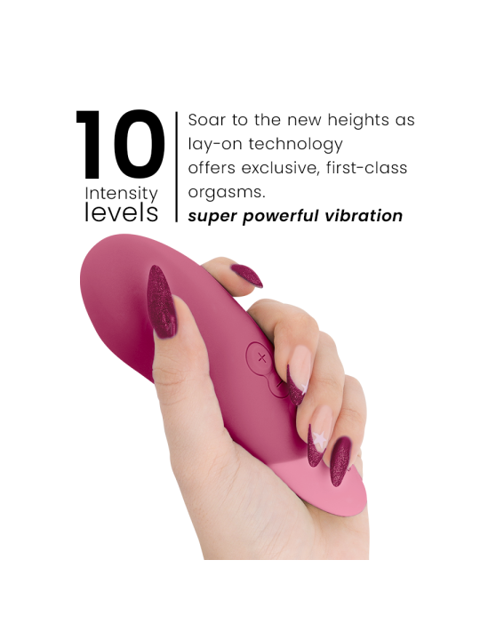 WOMANIZER VIBE VIBRADOR LAY ON SILENCIOSO ROSA OSCURO