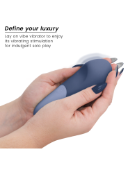 WOMANIZER VIBE VIBRADOR LAY ON SILENCIOSO AZUL OSCURO