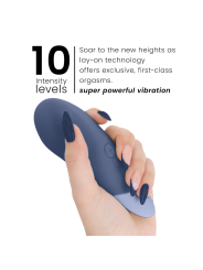 WOMANIZER VIBE VIBRADOR LAY ON SILENCIOSO AZUL OSCURO