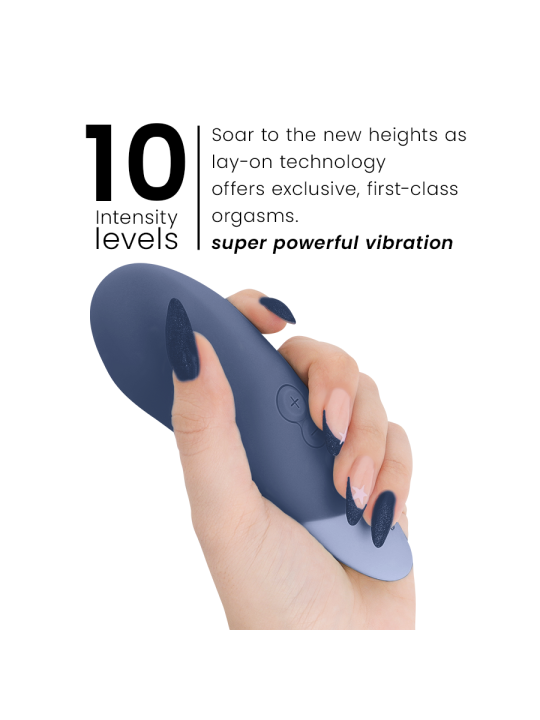 WOMANIZER VIBE VIBRADOR LAY ON SILENCIOSO AZUL OSCURO
