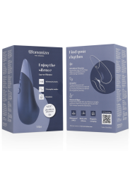 WOMANIZER VIBE VIBRADOR LAY ON SILENCIOSO AZUL OSCURO