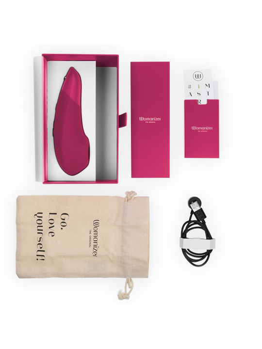 WOMANIZER ENHANCE ESTIMULADOR DE CLITORIS ROSA VIBRANTE