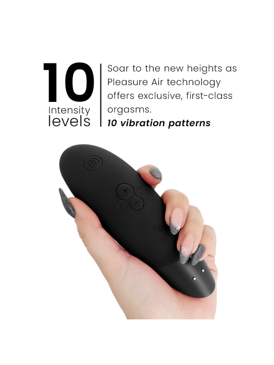 WOMANIZER ENHANCE ESTIMULADOR DE CLITORIS NEGRO