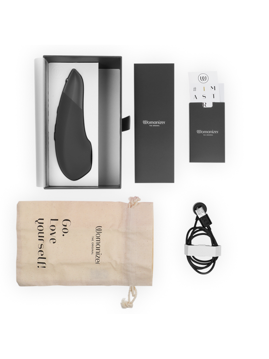 WOMANIZER ENHANCE ESTIMULADOR DE CLITORIS NEGRO