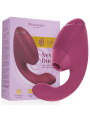 WOMANIZER DUO NEXT ESTIMULADOR VIBRADOR DUAL CLITORIS PUNTOG ROSA