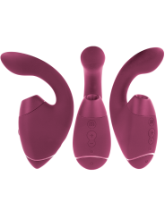 WOMANIZER DUO NEXT ESTIMULADOR VIBRADOR DUAL CLITORIS PUNTOG ROSA