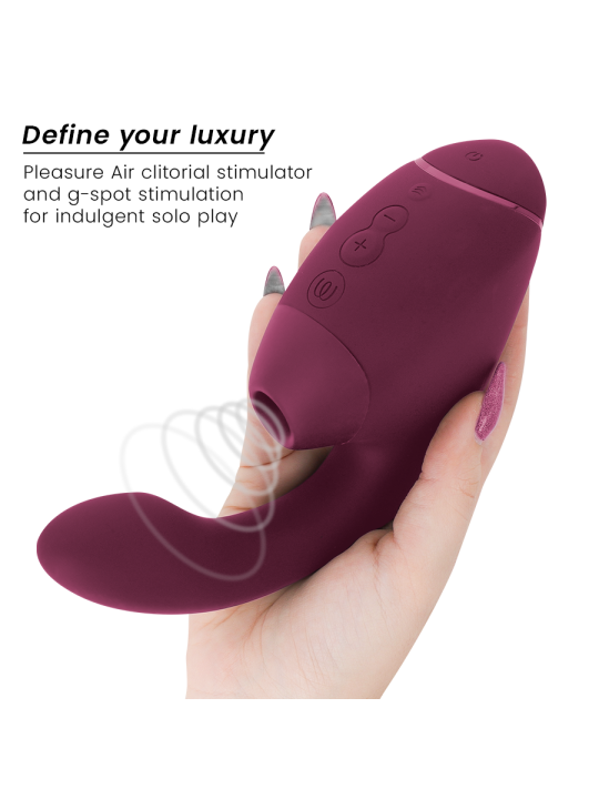 WOMANIZER DUO NEXT ESTIMULADOR VIBRADOR DUAL CLITORIS PUNTOG ROSA
