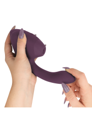 WOMANIZER DUO NEXT ESTIMULADOR VIBRADOR DUAL CLITORIS PUNTOG MORADO