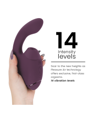 WOMANIZER DUO NEXT ESTIMULADOR VIBRADOR DUAL CLITORIS PUNTOG MORADO
