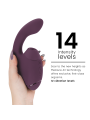 WOMANIZER DUO NEXT ESTIMULADOR VIBRADOR DUAL CLITORIS PUNTOG MORADO