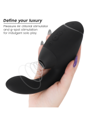 WOMANIZER DUO NEXT ESTIMULADOR VIBRADOR DUAL CLITORIS PUNTOG NEGRO